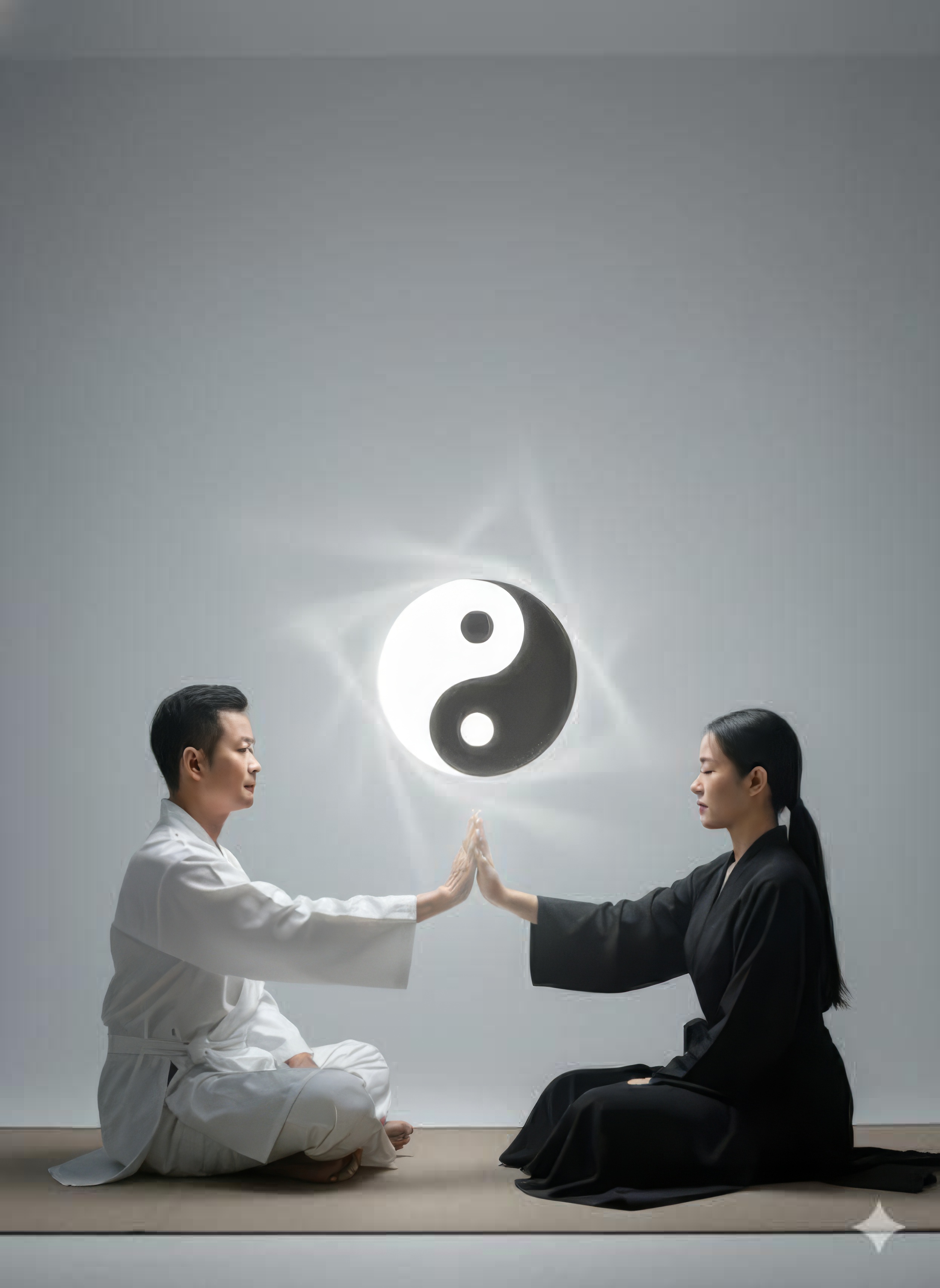 Reiki Master Jet Lee meditating on the beach